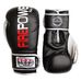 Рукавиці боксерські FirePower Black/Silver (FPBGA9-BK-S, Чорно-білий)