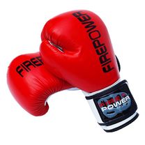 Перчатки для бокса Fire Power (FPBG10-R, Красный)