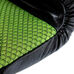 Перчатки боксерские FISTRAGE из нат. кожи (VL-8498-BKGN, черно-зеленые)