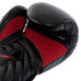 Рукавички боксерські FISTRAGE із нат. шкіри (VL-8498-BKRD, чорно-червоні)