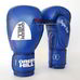 Боксерские перчатки Super Star Green Hill с аккредитацией AIBA (BGS-1213a, синие)