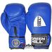 Боксерские перчатки Green Hill Knock с печатью ФБУ кожа (KBK-2105, синие)