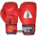 Боксерские перчатки Green Hill Knock с печатью ФБУ кожа (KBK-2105, красные)
