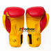 Боксерські рукавиці Green Hill Ultra із натуральної шкіри (BGU-2241, червоно-жовті)