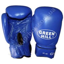 Боксерські рукавиці Green Hill GYM шкіряні (BGG-2018, сині)