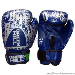 Перчатки боксерские Green Hill PVC (BG-G12, синие)