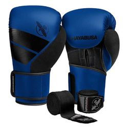 Боксерские перчатки Hayabusa S4 (HB_S4_Blue, синие)