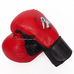 Боксерские перчатки Федерации рукопашного боя Klass кожа Lev (1303FRB-rd, красные)