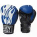 Перчатки для бокса кожа Klass Lev (1308-bkbl, сине-черные)