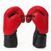 Перчатки для бокса Lev Комби кожа + кожзам (1302-rd, красные)