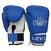 Боксерские перчатки Lev кожзам (1301-bl, синие)