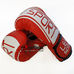 Боксерские перчатки Lev Sport серии Элит из PU кожи (Elit-strech, красно-белые)
