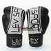 Боксерські рукавички Lev Sport серії Еліт з PU шкіри (Elit-strech, чорно-білі)