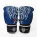 Перчатки для бокса TOP кожа Lev (1309-blbk, сине-черные)