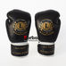 Боксерські рукавиці VIP шкіра Lev (1303-bkwh, чорно-білі)