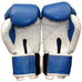 Боксерские перчатки VIP кожа Lev (1303-blwh, сине-белые)