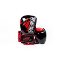 Перчатки боксерские Power Play (3007, черно-красные)