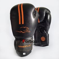 Рукавиці боксерські Line Power Play PU (3016, чорно-помаранчевий)