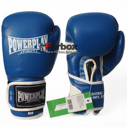 Рукавички для боксу PowerPlay (3019-Bl, сині)