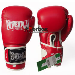 Рукавички для боксу PowerPlay (3019-R, червоний)