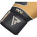 Боксерські рукавиці RDX Leather Black Gold