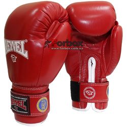 Боксерські рукавиці ФБУ REYVEL однокольорові (1161-rd, червоні)