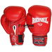 Боксерские перчатки REYVEL кожа (0009-rd, красные)