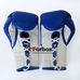 Профессиональные боксерские перчатки REYVEL Pro на шнуровке (0048-bl, синие)