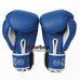 Перчатки для бокса REYVEL Fortuna винил с широким манжетом (BPRSM-BL, синие)