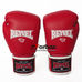 Перчатки для бокса REYVEL винил с широким манжетом (BPRSM-RD, красные)