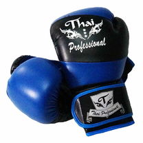 Боксерські рукавиці Thai Professional (TPBG7-BK-BL, синьо-чорні)