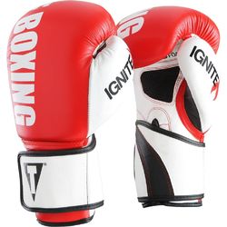 Боксерские перчатки TITLE Infused Foam Ignite Power Training красные
