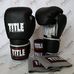 Боксерские перчатки Title Platinum Paramount Training Sparring (PPBSG, черные)