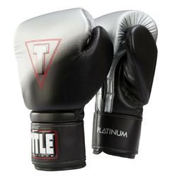 Рукавички для боксу TITLE Boxing Platinum Power Bag (TBPPB-BK, Чорний)