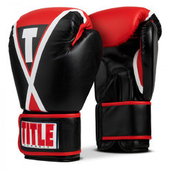 Перчатки для бокса TITLE Classic X-Press Boxing Gloves (TCXPBG-BKRD, Черно-красный)