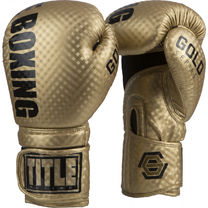 Боксерские перчатки TITLE GOLD Series Stimulate (TGSS-G, Золотой)