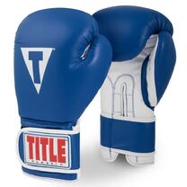Боксерские перчатки TITLE Boxing Limited PRO STYLE Training 3.0 (Title-CVVTG3-BL-WH, Синий)
