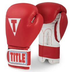 Боксерские перчатки TITLE Boxing Limited PRO STYLE Training 3.0 (Title-CVVTG3-RD-WH, Красный)