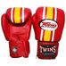 Боксерские перчатки Twins (FBGV-3, кожа красные)