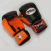 Боксерські рукавиці Twins із натуральної шкіри (BGVL-3T-BKOR, чорно-помаранчеві)