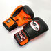 Боксерские перчатки Twins из натуральной кожи (BGVL-3T-BKOR, черно-оранжевый)