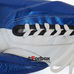 Боксерские перчатки Twins кожаные на шнуровке (BO-0279-BL, бело-синий)