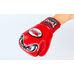 Боксерские перчатки Twins из натуральной кожи (FBGV-25-RD, красные)