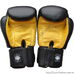 Боксерские перчатки Twins Dragon  кожаные (FBGV-6G, черно-золотые)
