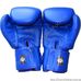 Боксерские перчатки Twins из натуральной кожи (BGVL-3-BU, синие)