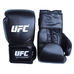 Перчатки боксерские UFC кожа+PU тренировочные (черные)