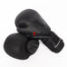 Боксерські рукавички Velo шкіряні на липучці (VL-8187-BK, чорний)