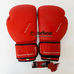 Боксерські рукавички Velo шкіряні на липучці (VL-8187-R, червоні)