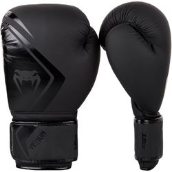 Рукавички для боксу Venum Contender 2.0 Black / Black (03540-114-BK, Чорні)