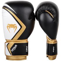 Перчатки для бокса Venum Contender 2.0 Black/White-Gold (03540-523-BKWG, Черно-бело-золотые)